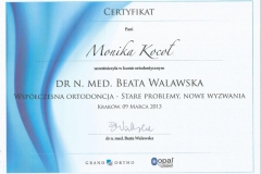 Certyfikat 09.03.2013