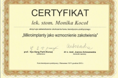 Certyfikat 10-11.12.2010