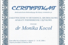 Certyfikat 12-14.05.2006
