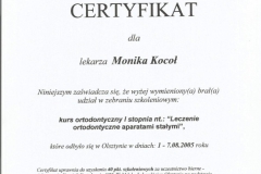 Certyfikat POLKARD 1-7.08.2005