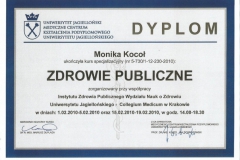 Dyplom Zdowie Publiczne